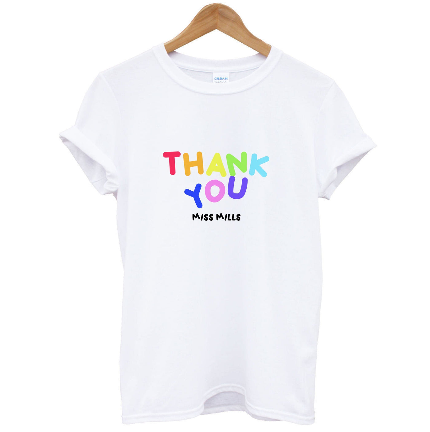 Thank You - Personalised Teachers Gift T-Shirt