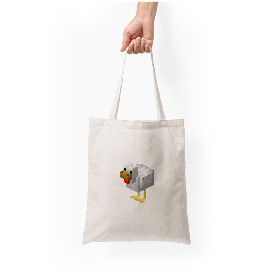 Minecraft Chicken Tote Bag