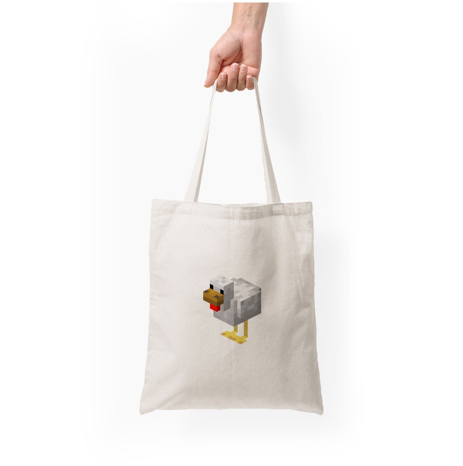 Mining Chicken Tote Bag