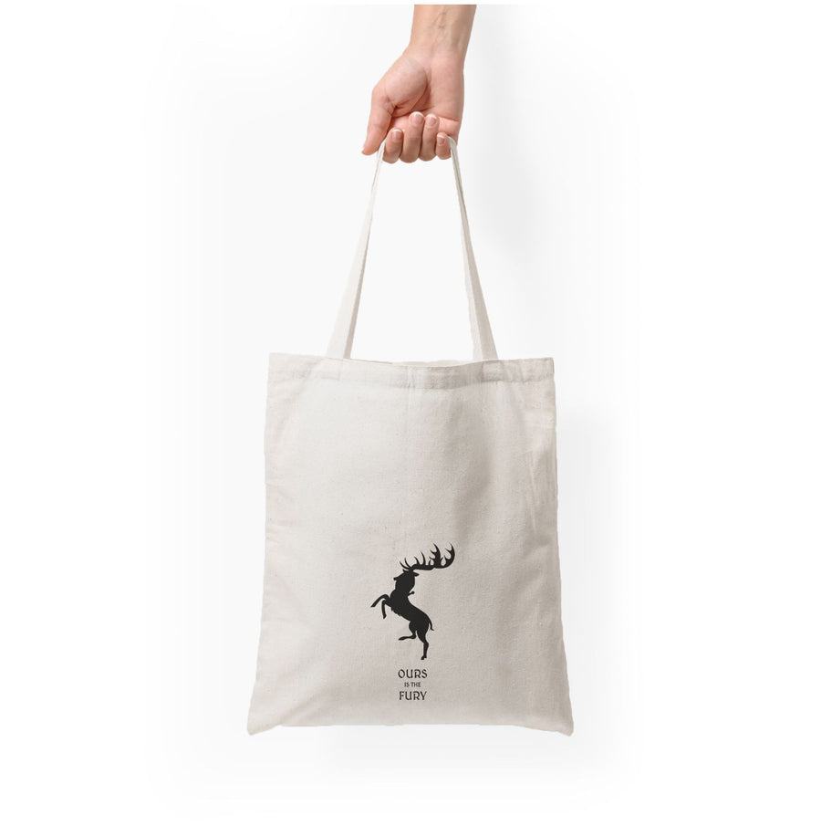 Ours Is The Fury - Game Of Thrones Tote Bag