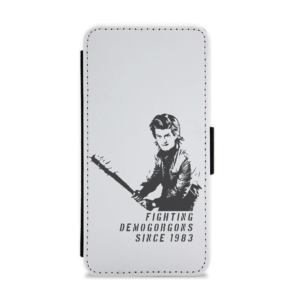 Fighting Demogorgons Since 1983 - Stranger Things Flip / Wallet Phone Case - Fun Cases