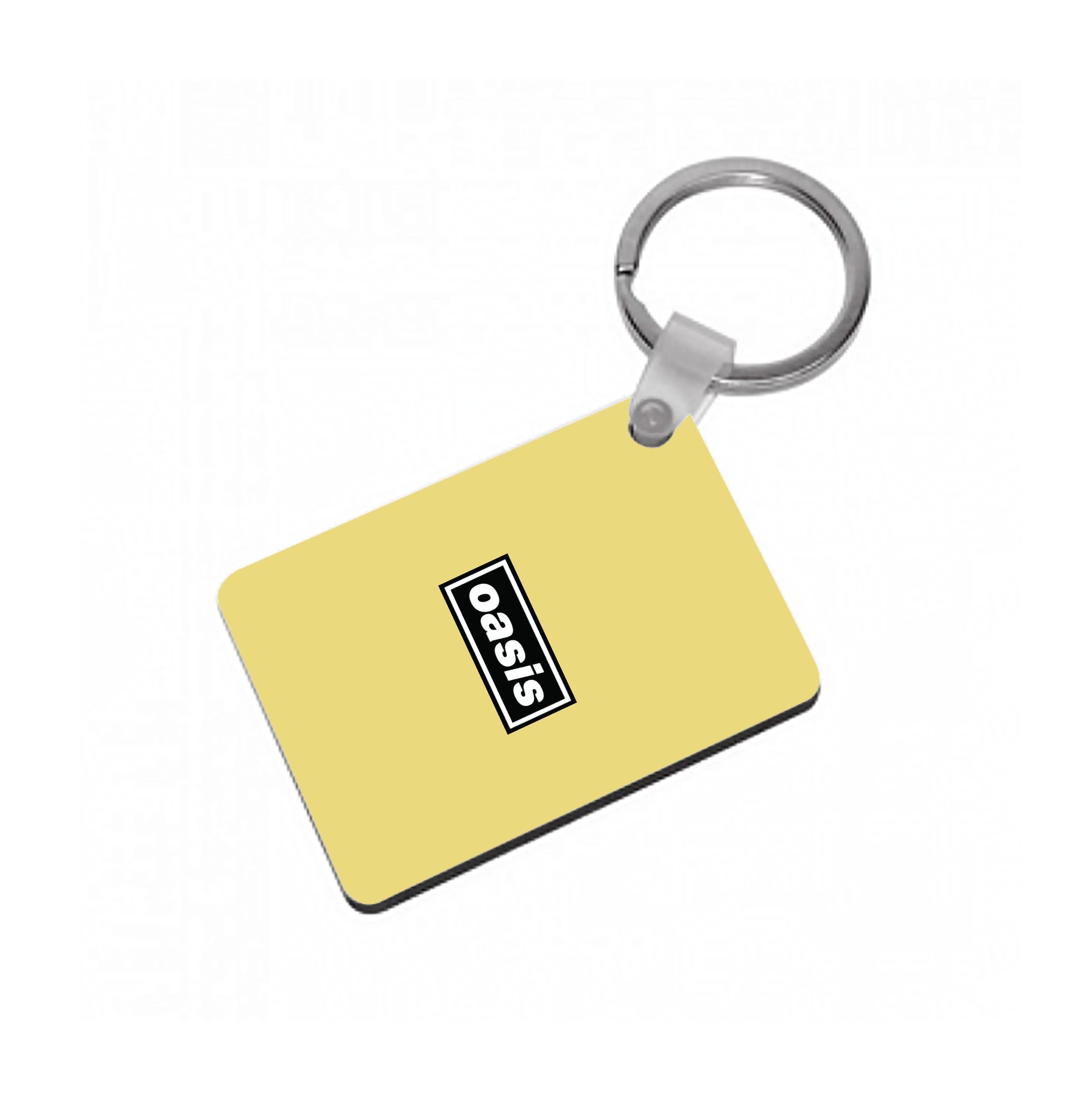 Band Name Yellow Keyring