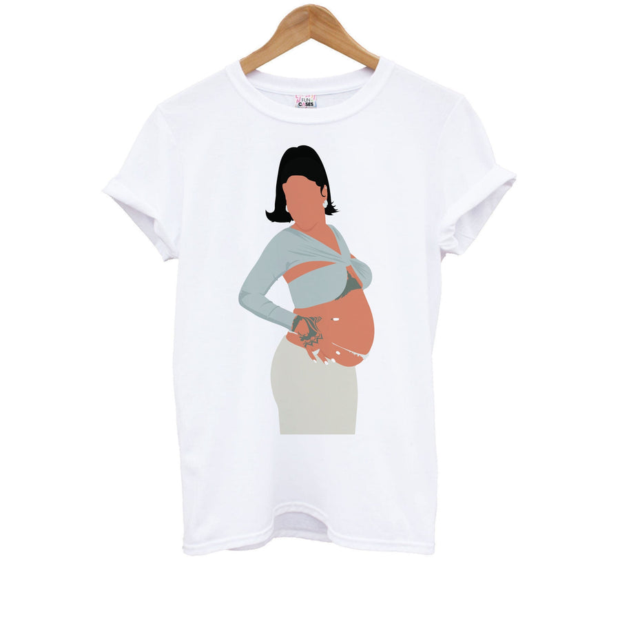 Pregnancy Announcement - Rihanna Kids T-Shirt