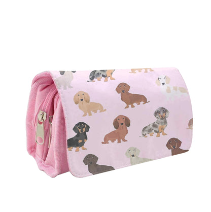 Dachshund Breed Pattern Pencil Case