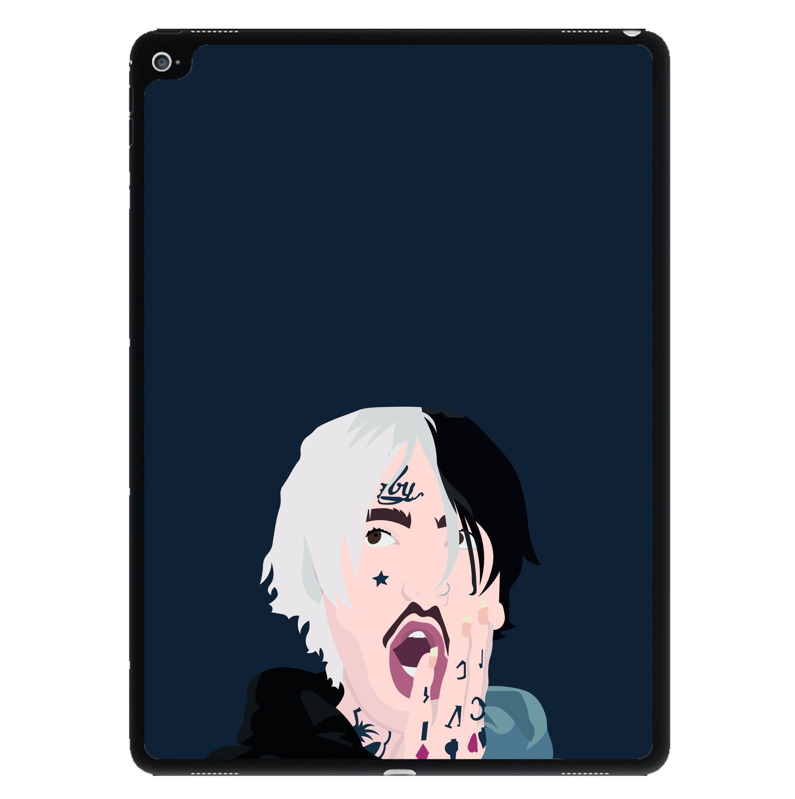 Black And White Hair - Peep iPad Case