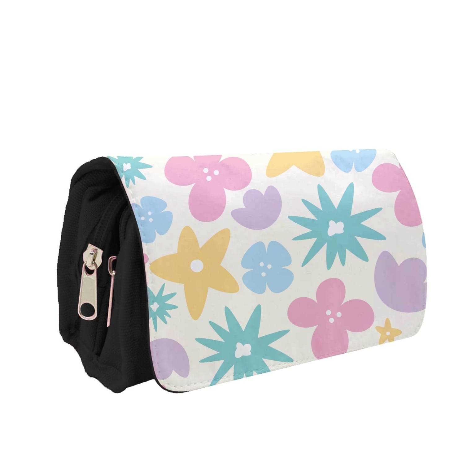 Playful Flowers - Floral Patterns Pencil Case