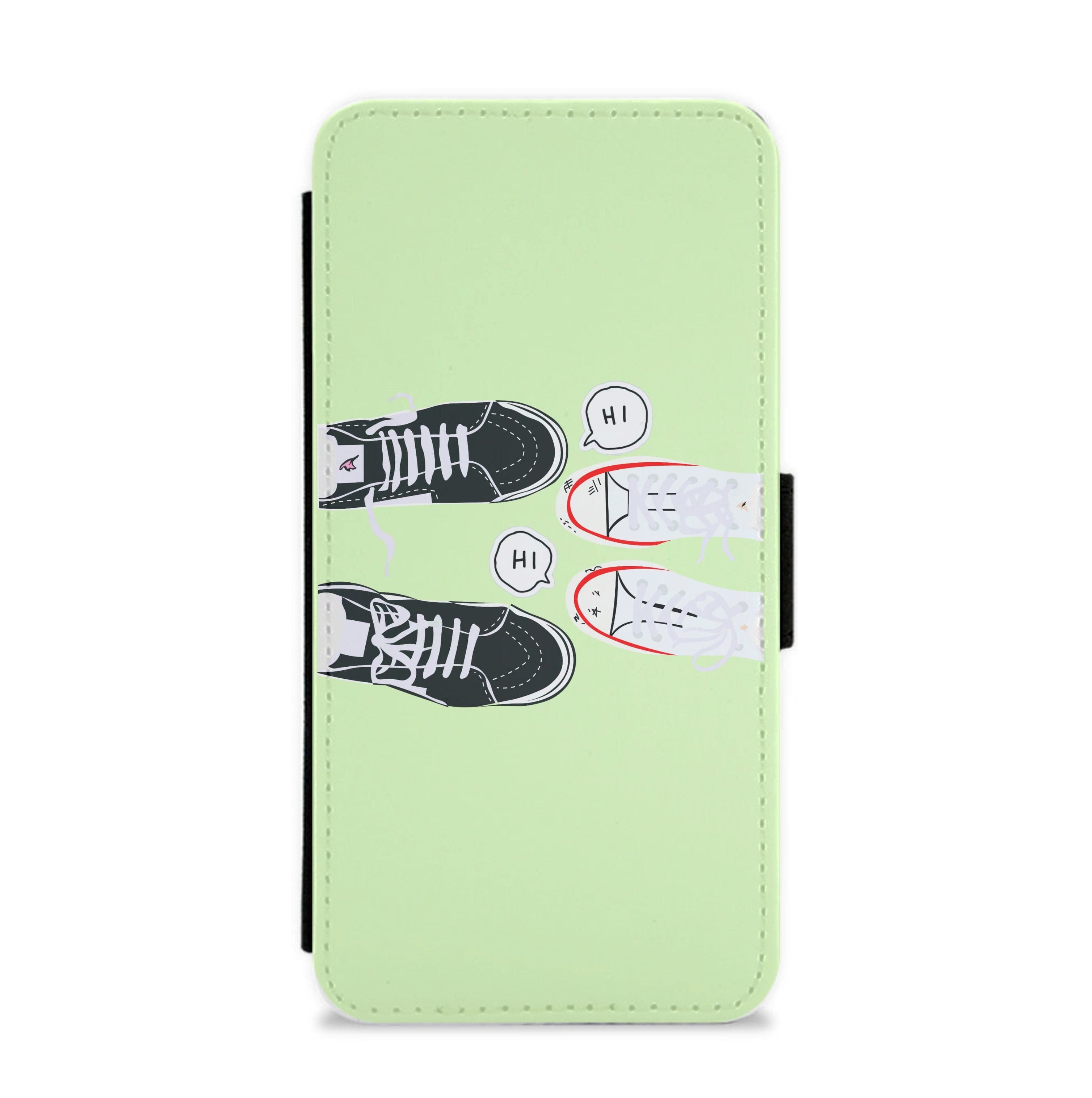 Hi - Heart TV Flip / Wallet Phone Case