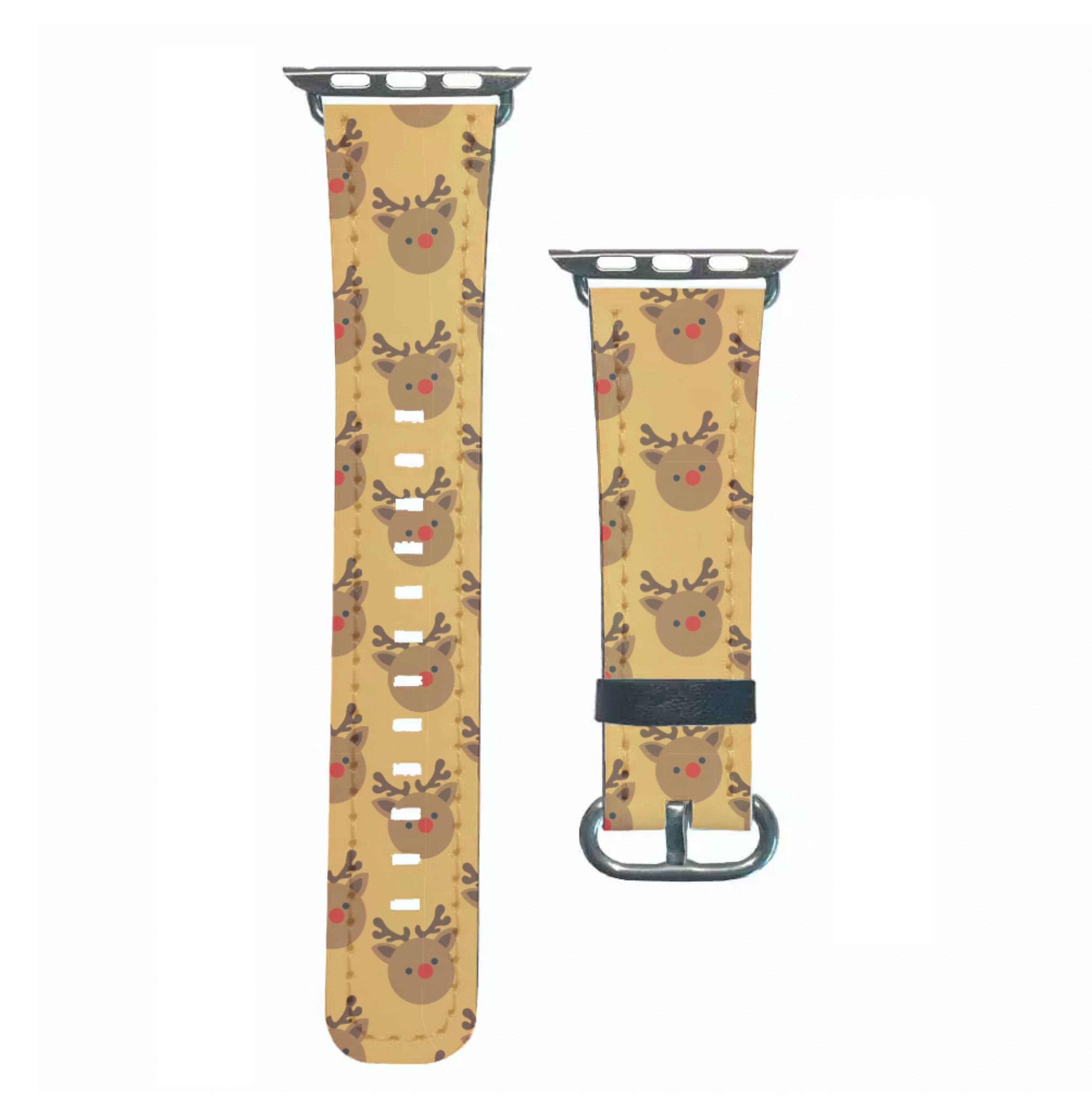 Rudolph Pattern - Christmas Patterns Apple Watch Strap