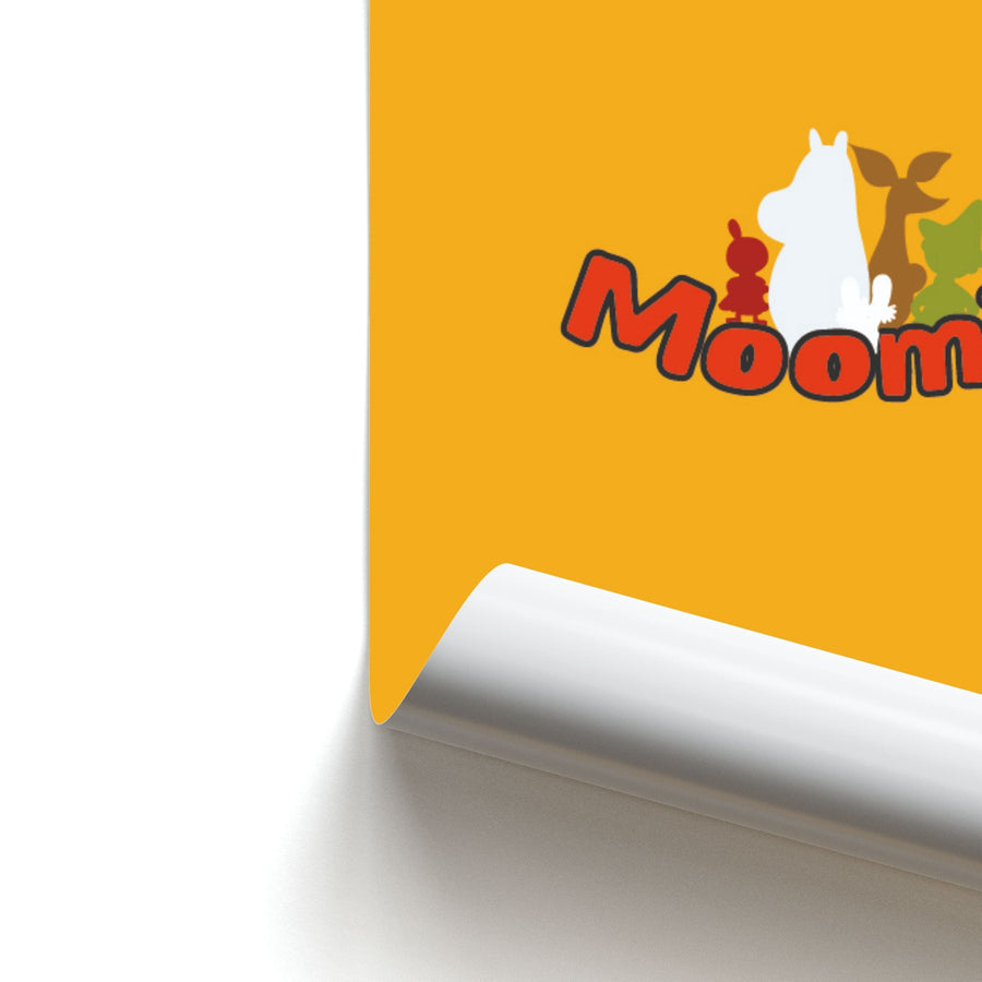 Moomin Text Poster