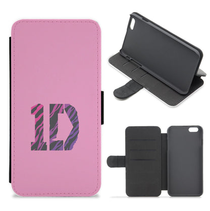 Zebra 1D Flip / Wallet Phone Case