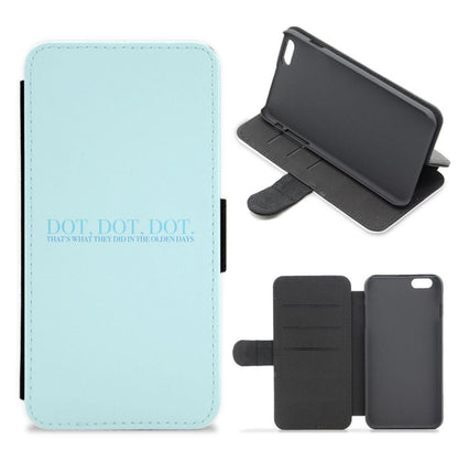 Dot, Dot, Dot Flip / Wallet Phone Case