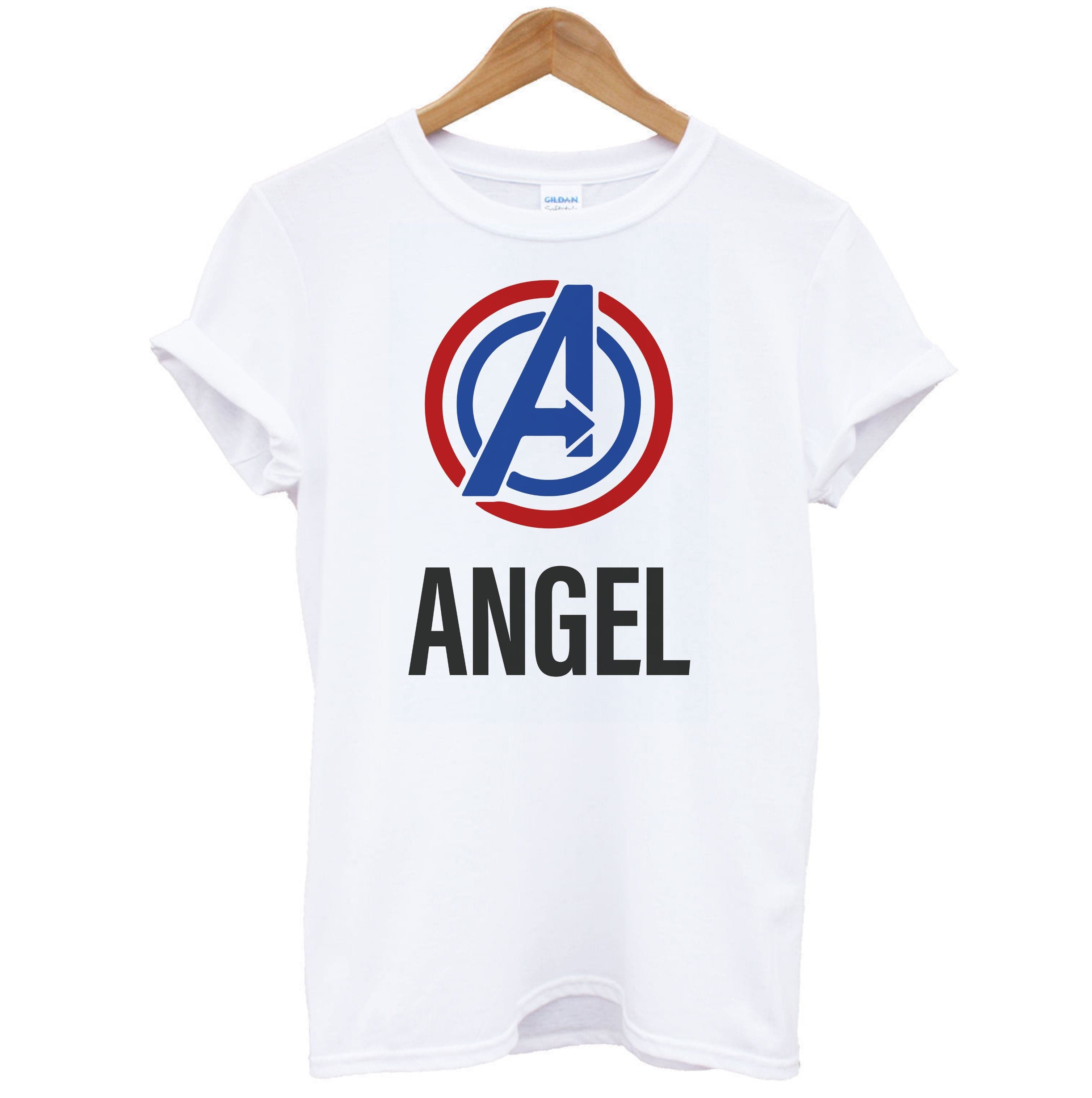 Superheroes Symbol - Personalised Superhero Comic T-Shirt