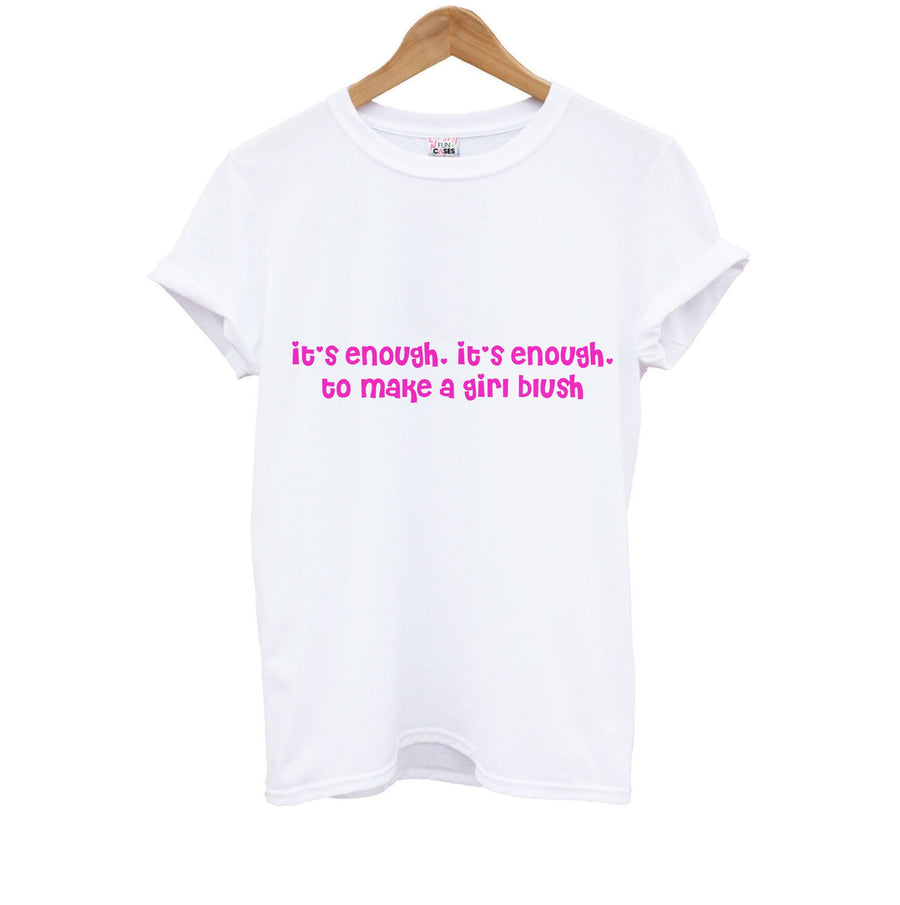 Make A Girl Blush - Wetleg Kids T-Shirt