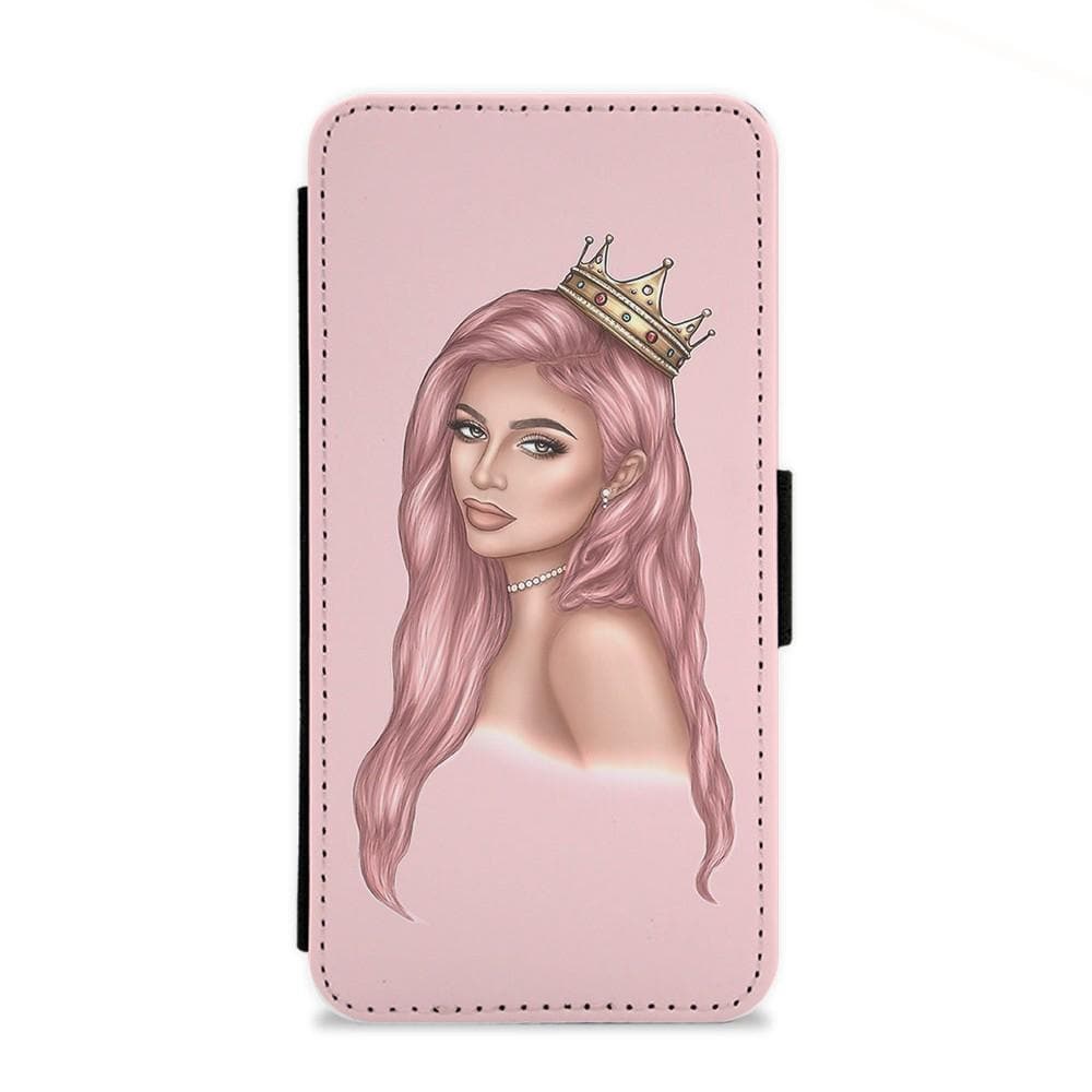 Kardashian Queen Flip Wallet Phone Case - Fun Cases