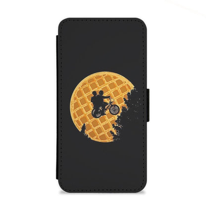 Eggo Moon - Stranger Things Flip Wallet Phone Case - Fun Cases