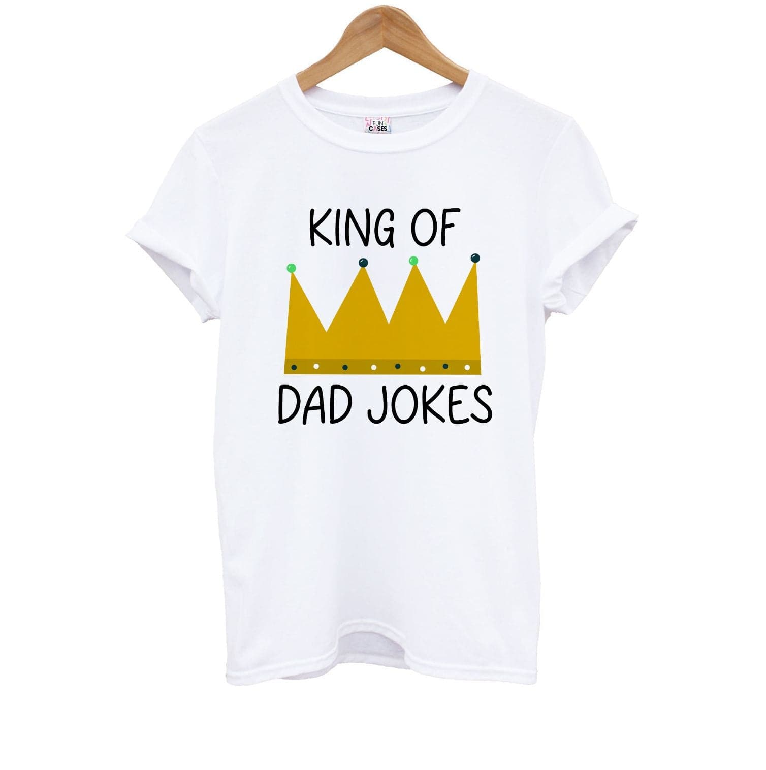 King Of Dad Jokes - Fathers Day Kids T-Shirt