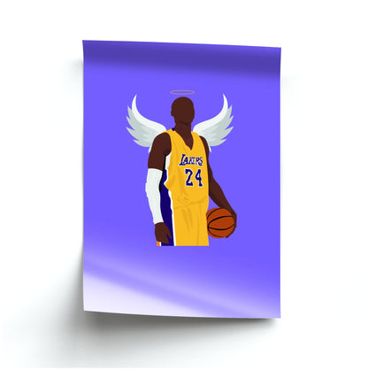 Kobe with wings - Basketball Poster