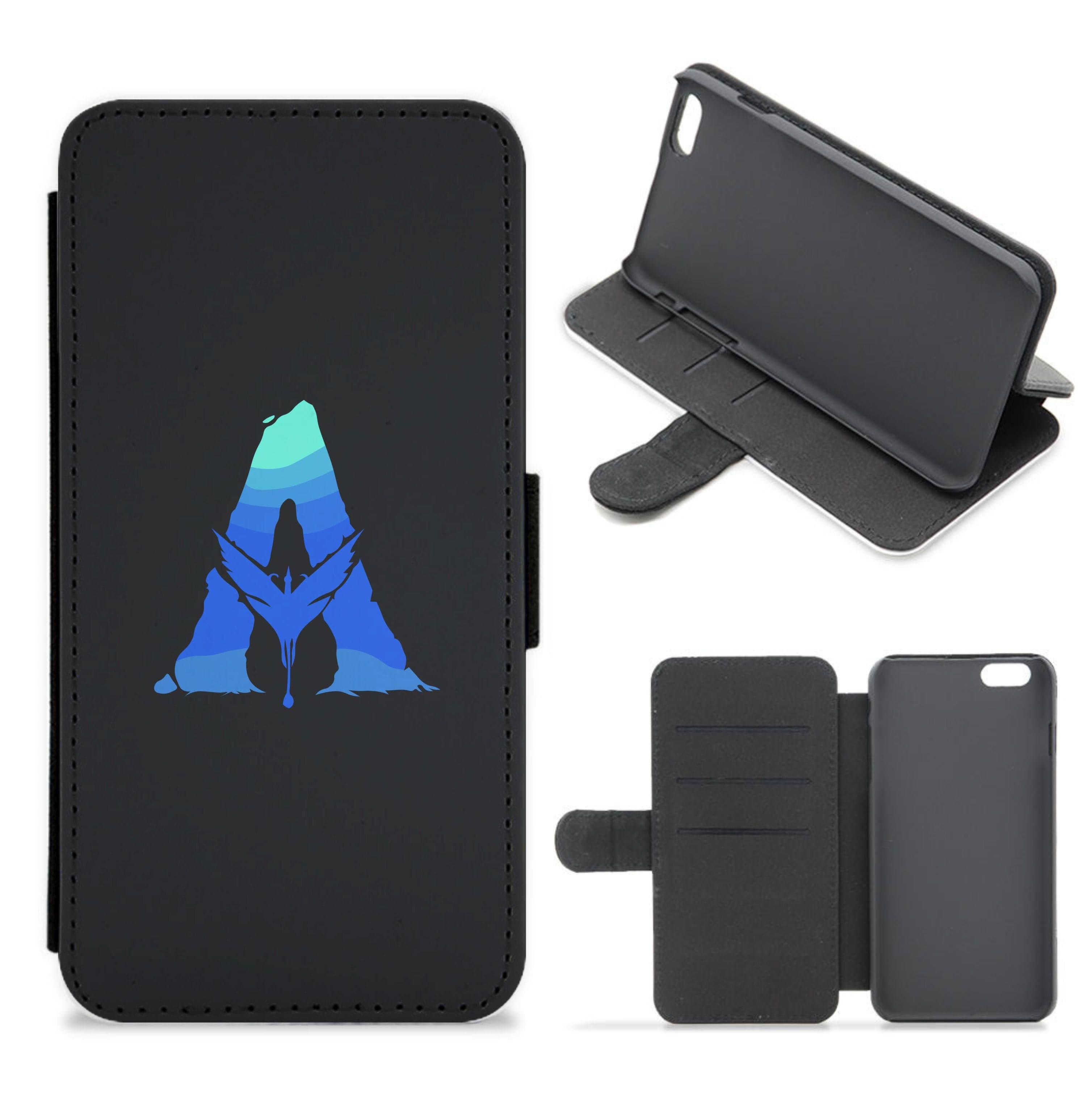 Alien World Logo Flip / Wallet Phone Case