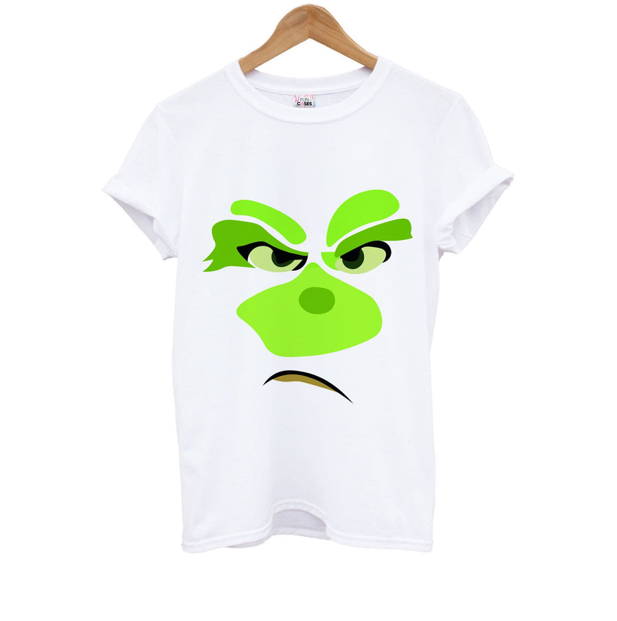 Face - Grinch Kids T-Shirt