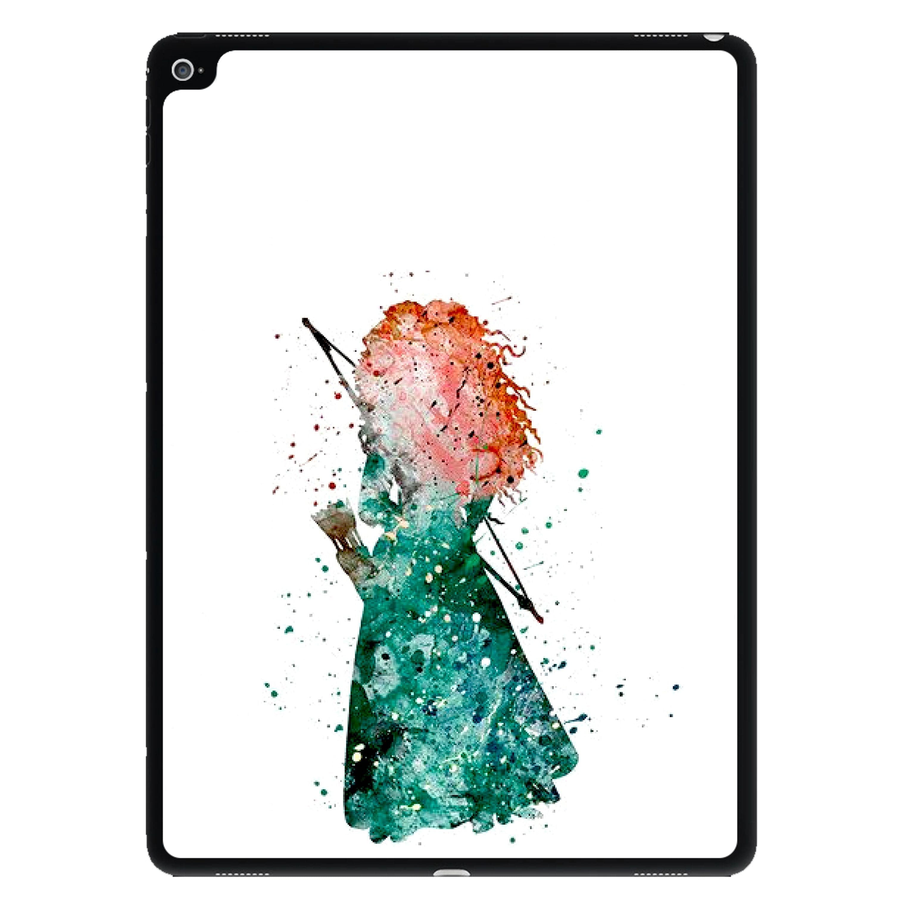 Watercolour Princess Merida Brave Fairytale iPad Case