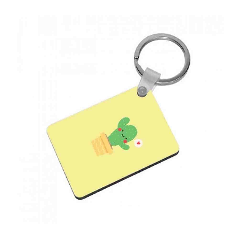 Cute Cactus Keyring - Fun Cases