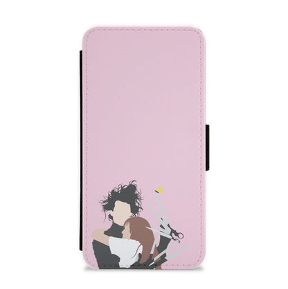 Edward And Kim -Scissorhands Flip / Wallet Phone Case