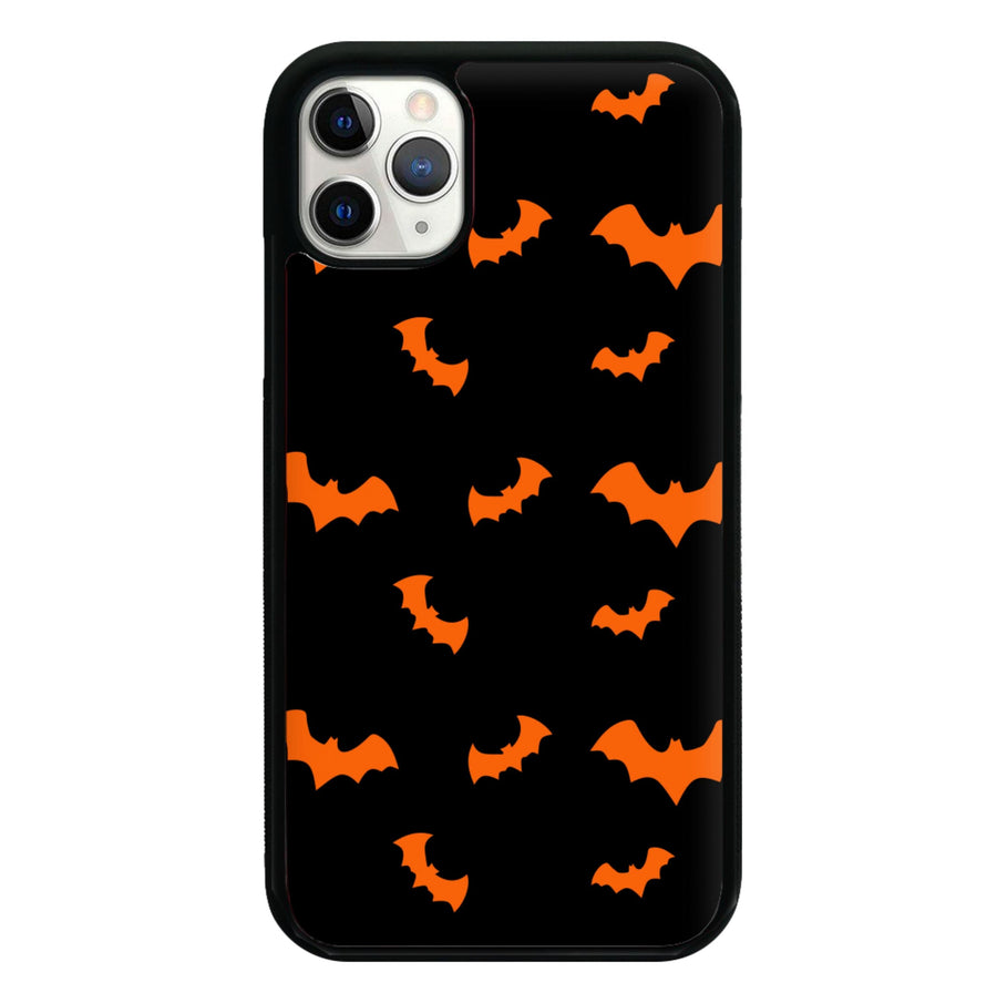 Orange Bat Phone Case