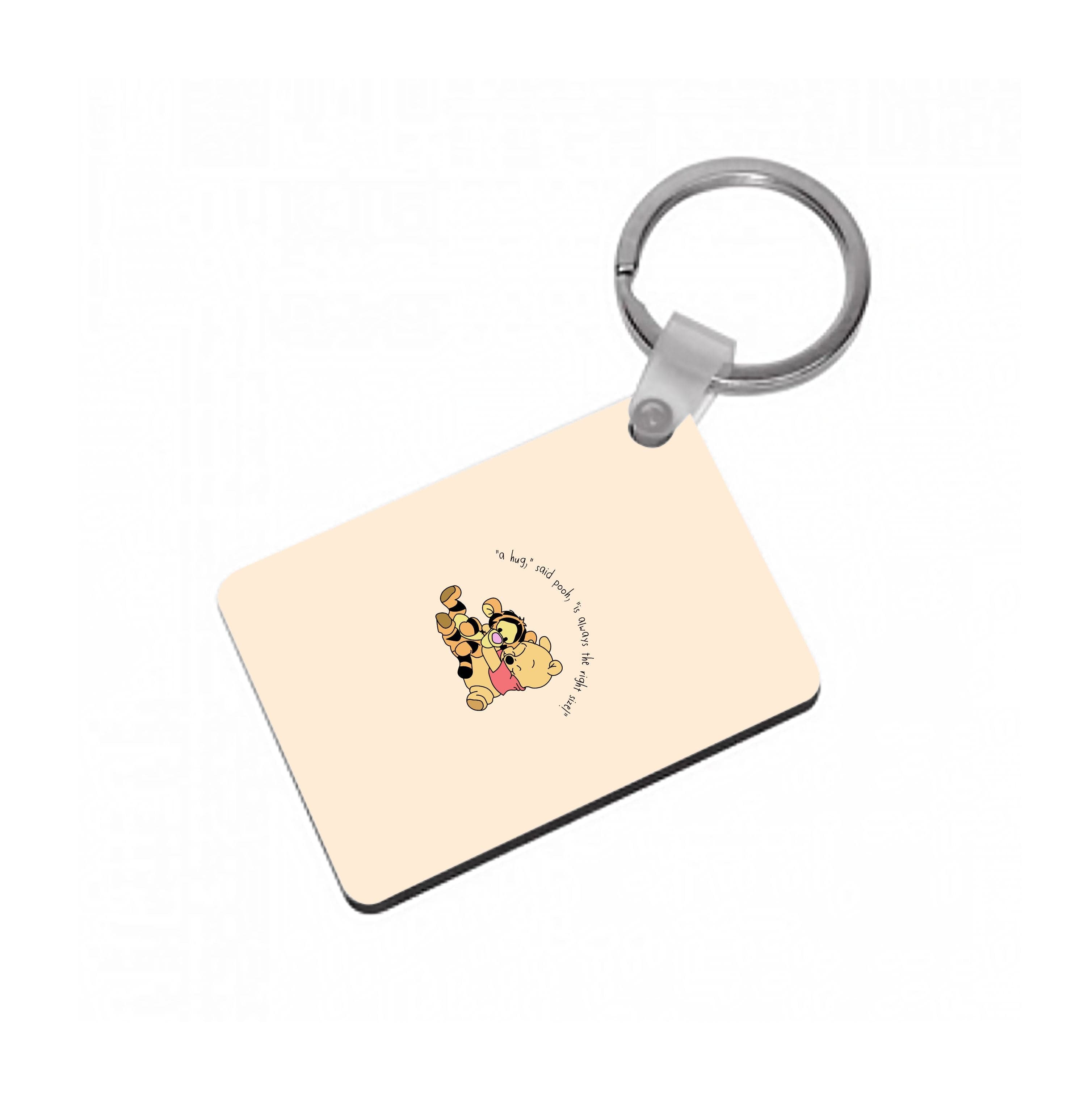 A Hug Said Pooh - Winnie Keyring