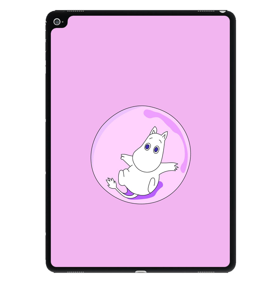 Moomin In A Pink Bubble  iPad Case