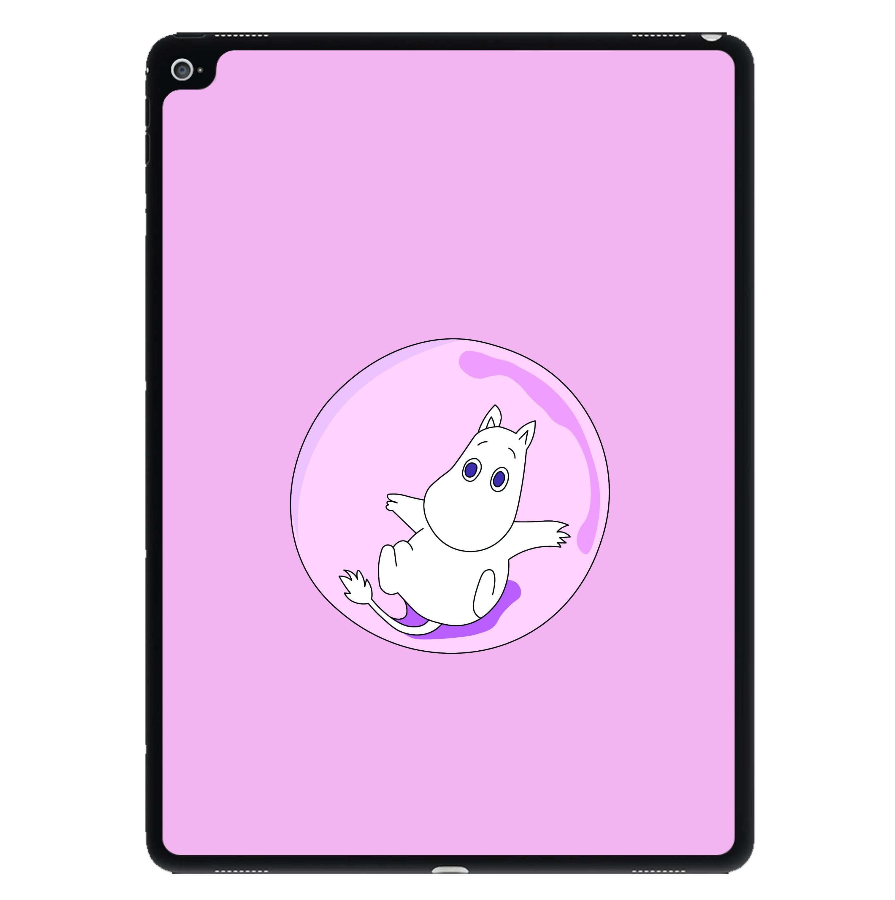 Moomin In A Pink Bubble  iPad Case