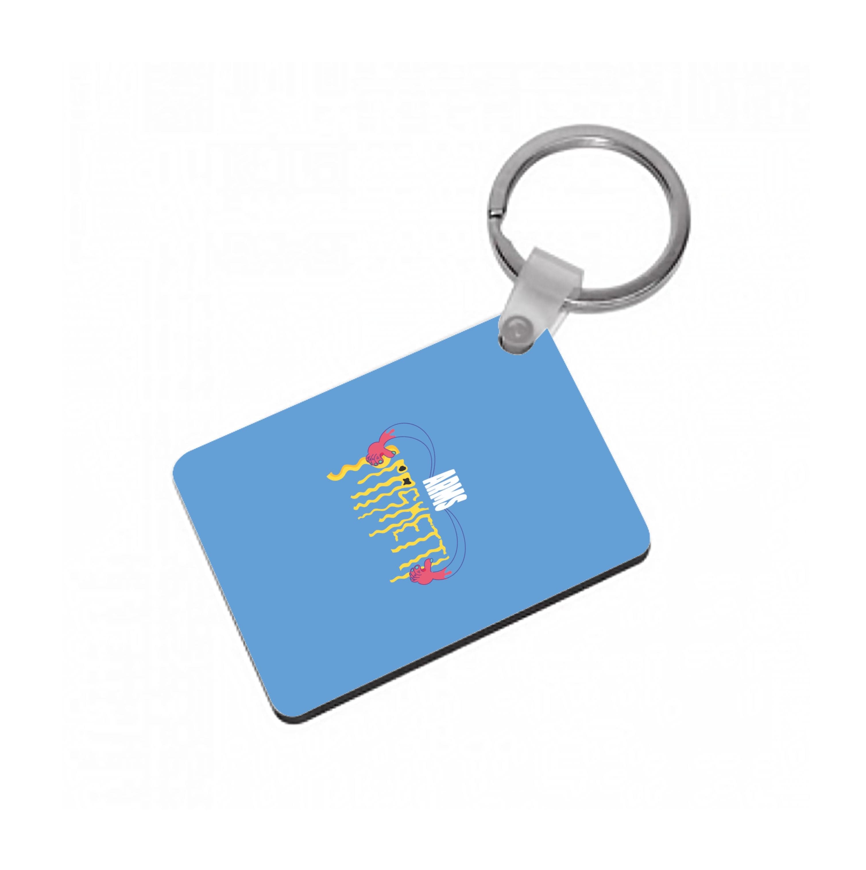 Arms Spaghetti - Blue Keyring