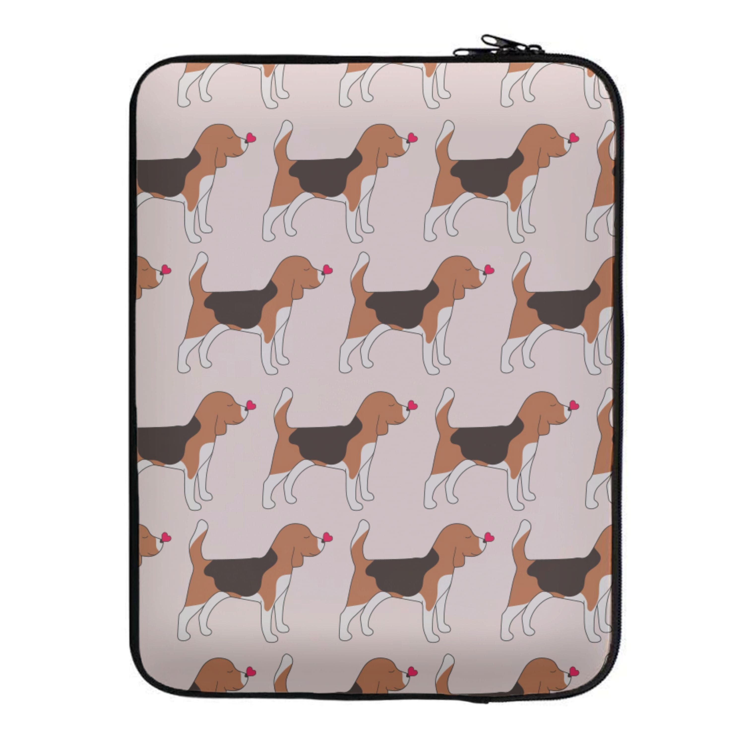 Love Beagle - Dog Pattern Laptop Sleeve