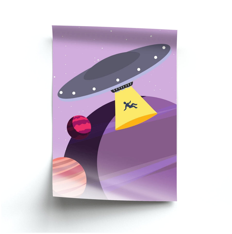 Alien Invasion - Space Poster