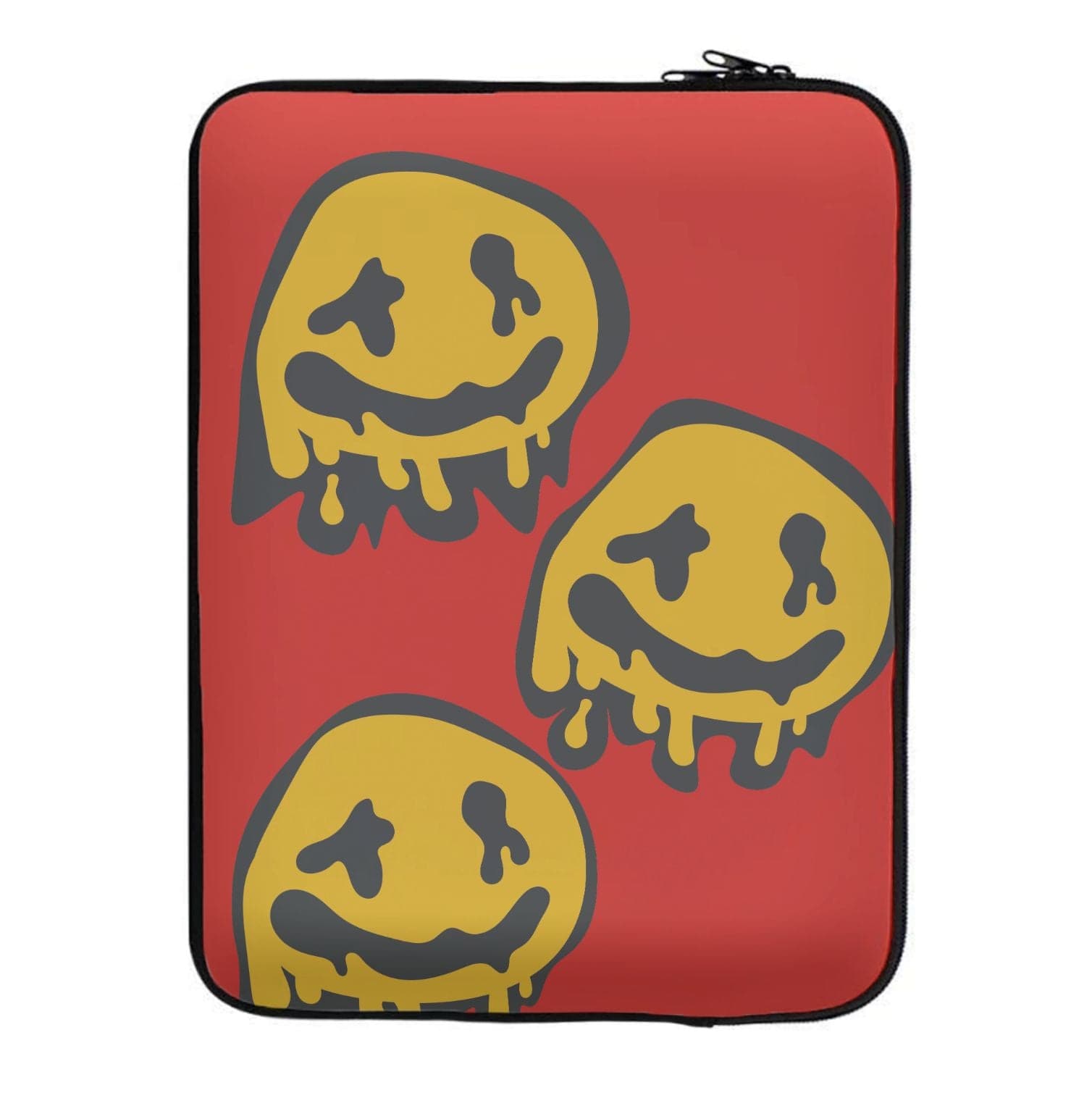 Dripping Smiley - Skate Aesthetic  Laptop Sleeve