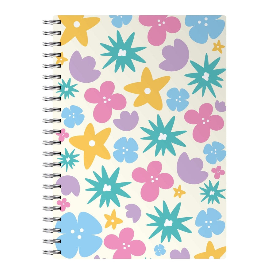 Playful Flowers - Floral Patterns Notebook