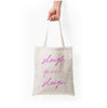 Everything but cases Tote Bags