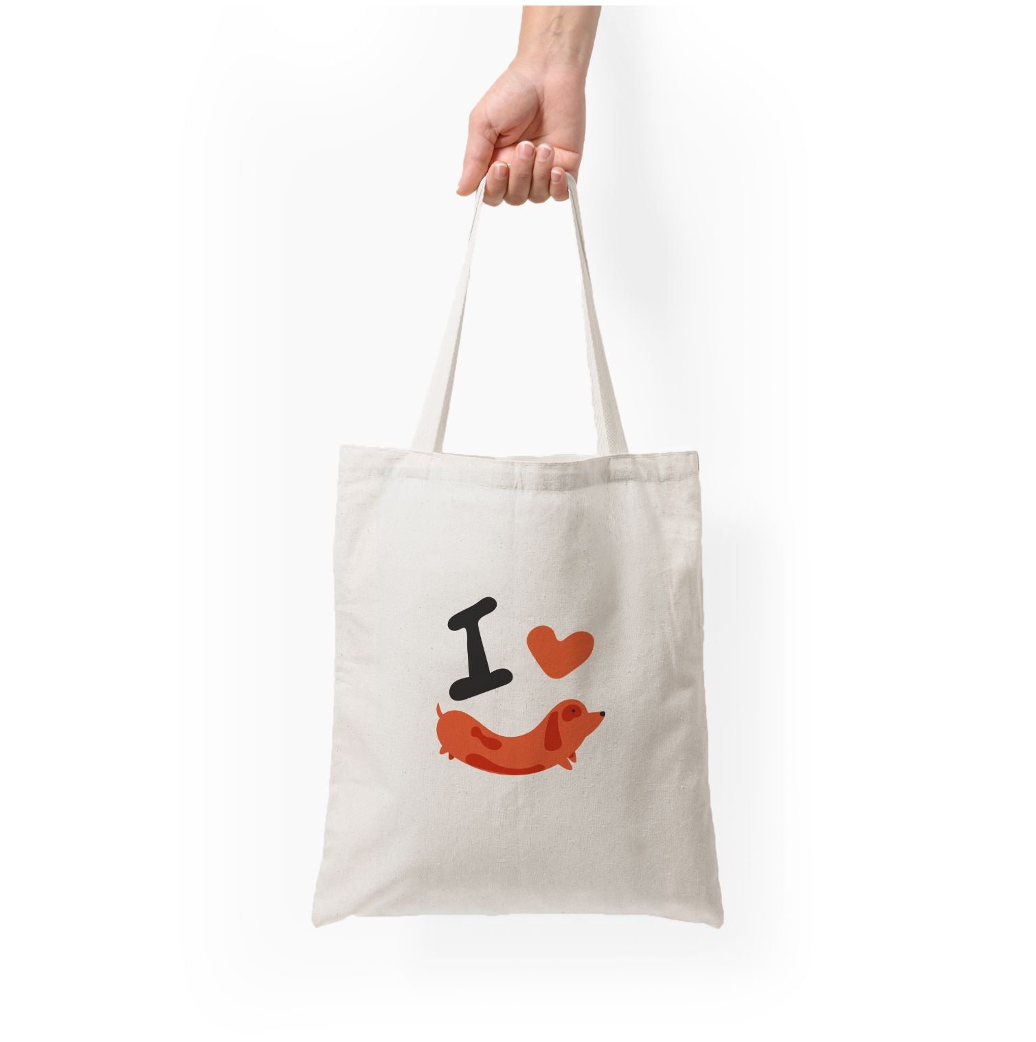 I love Dachshunds Tote Bag