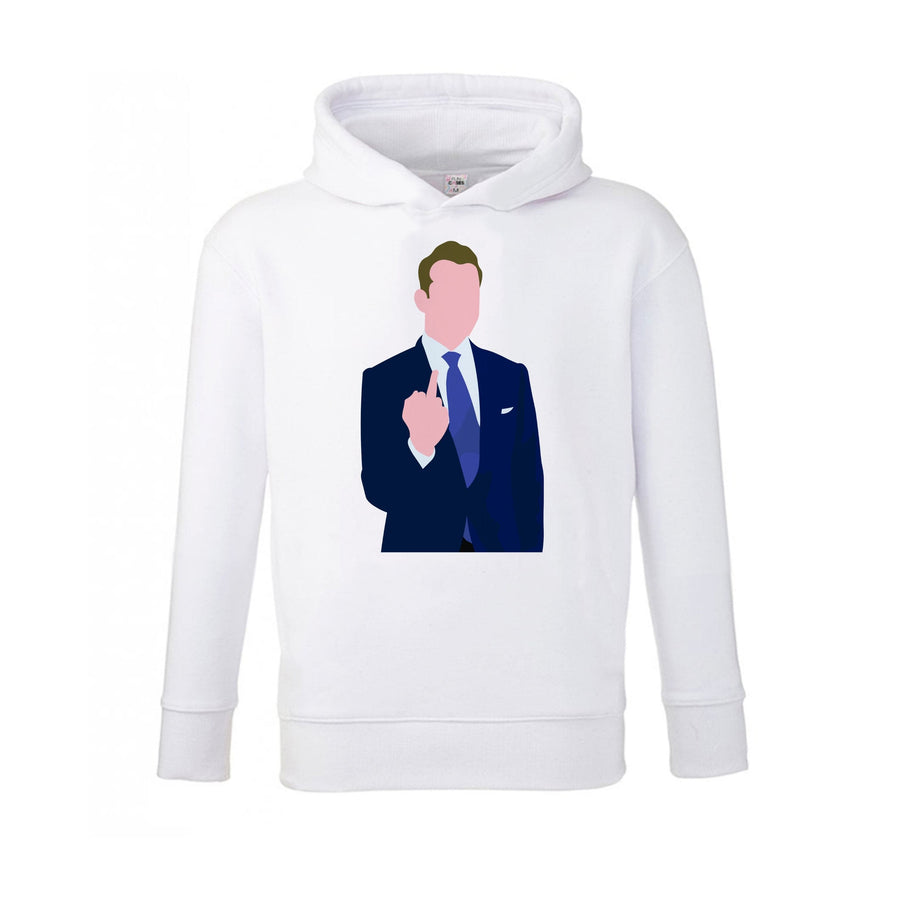 Middle Finger - Suits Kids Hoodie