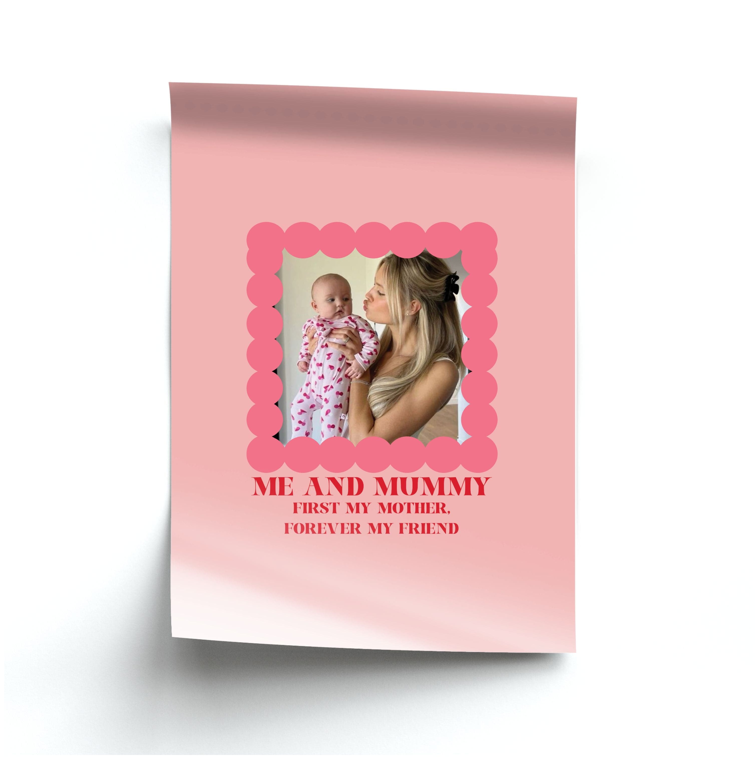 Me And Mummy - Personalised Mother's Day Poster