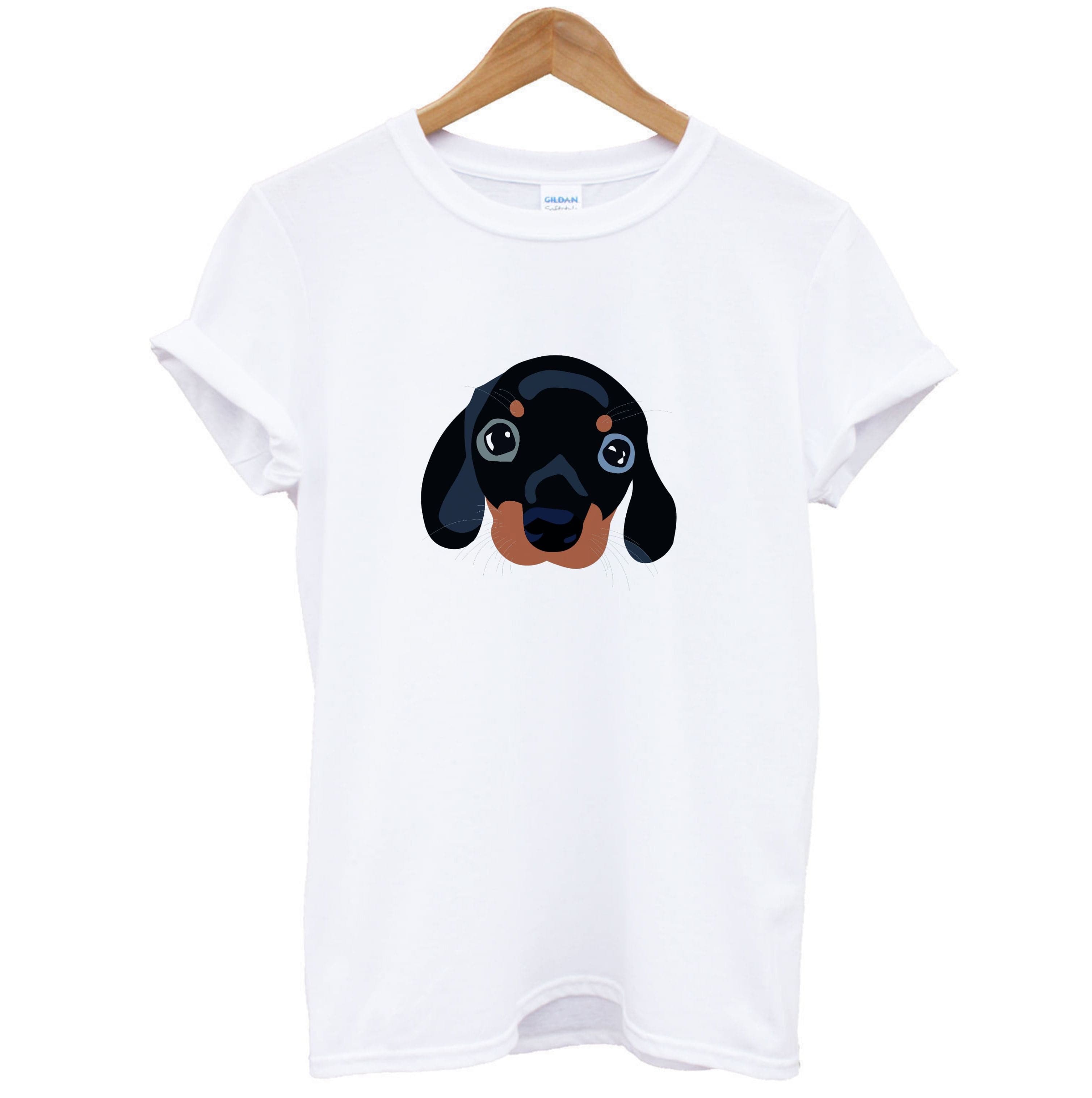 Black - Dachshunds T-Shirt