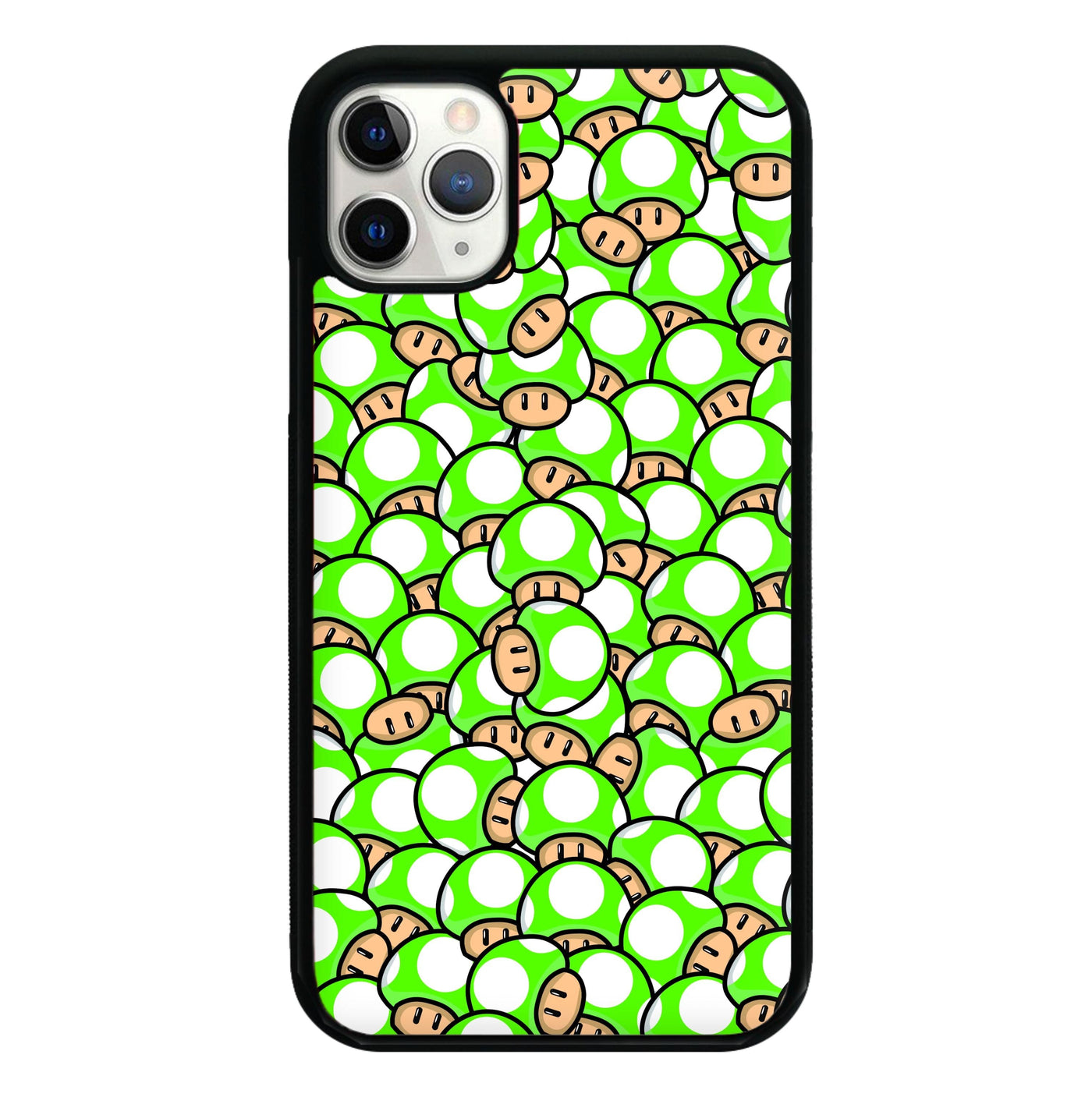 Mushroom Pattern - Green Phone Case