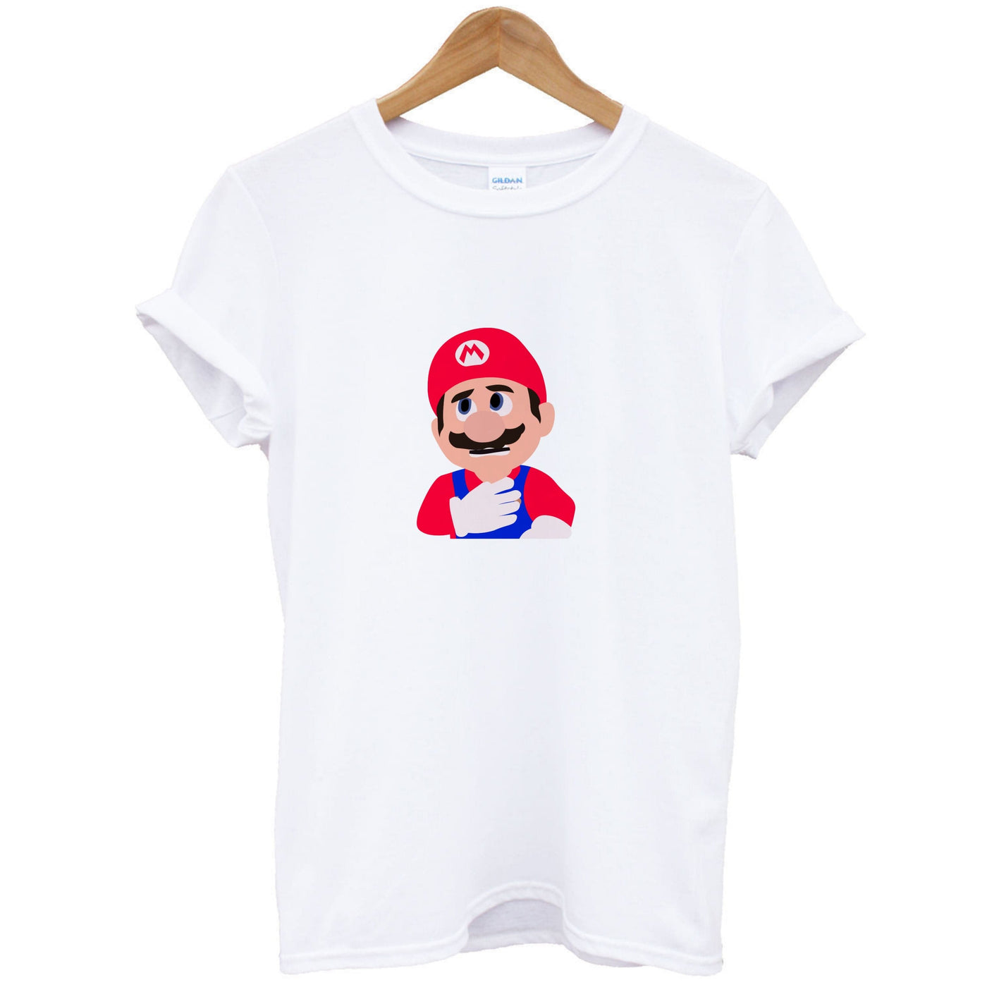 Worried Mario - The Super Mario Bros T-Shirt