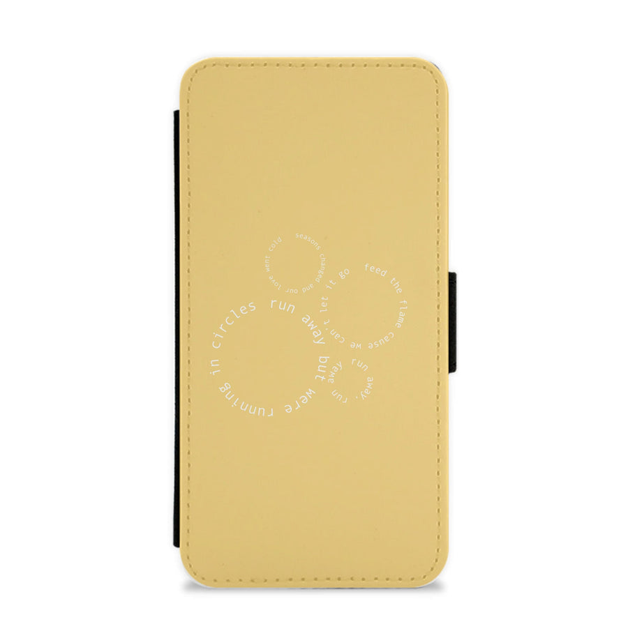 Running In Circles - Post Malone Flip / Wallet Phone Case