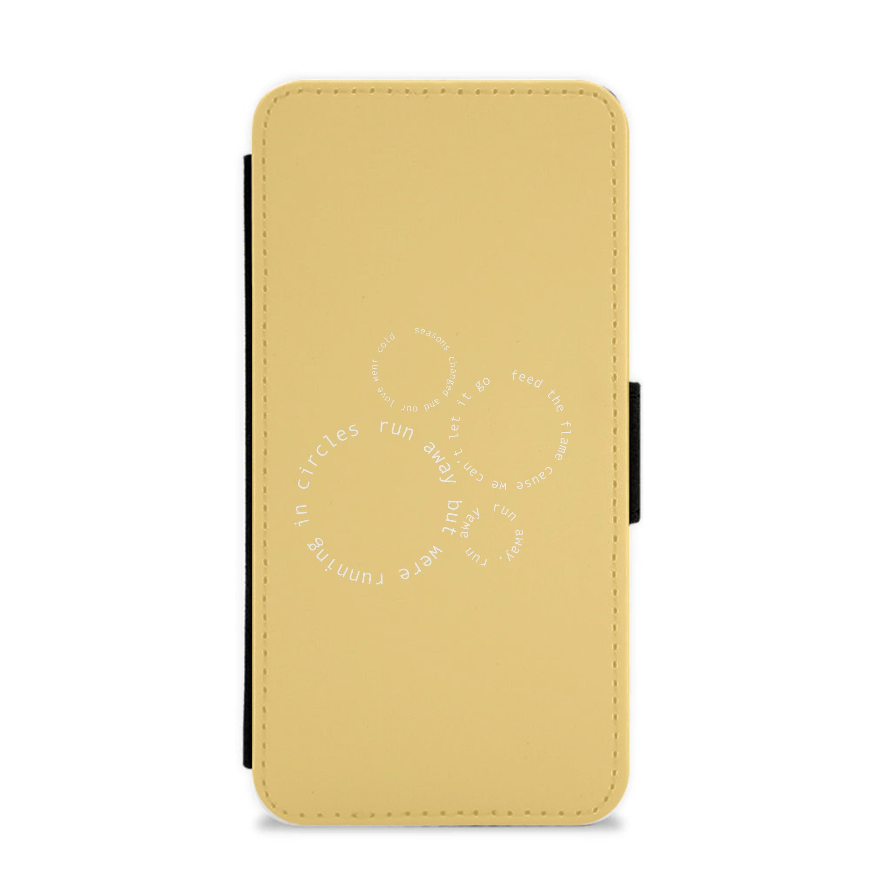 Running In Circles - Post Flip / Wallet Phone Case