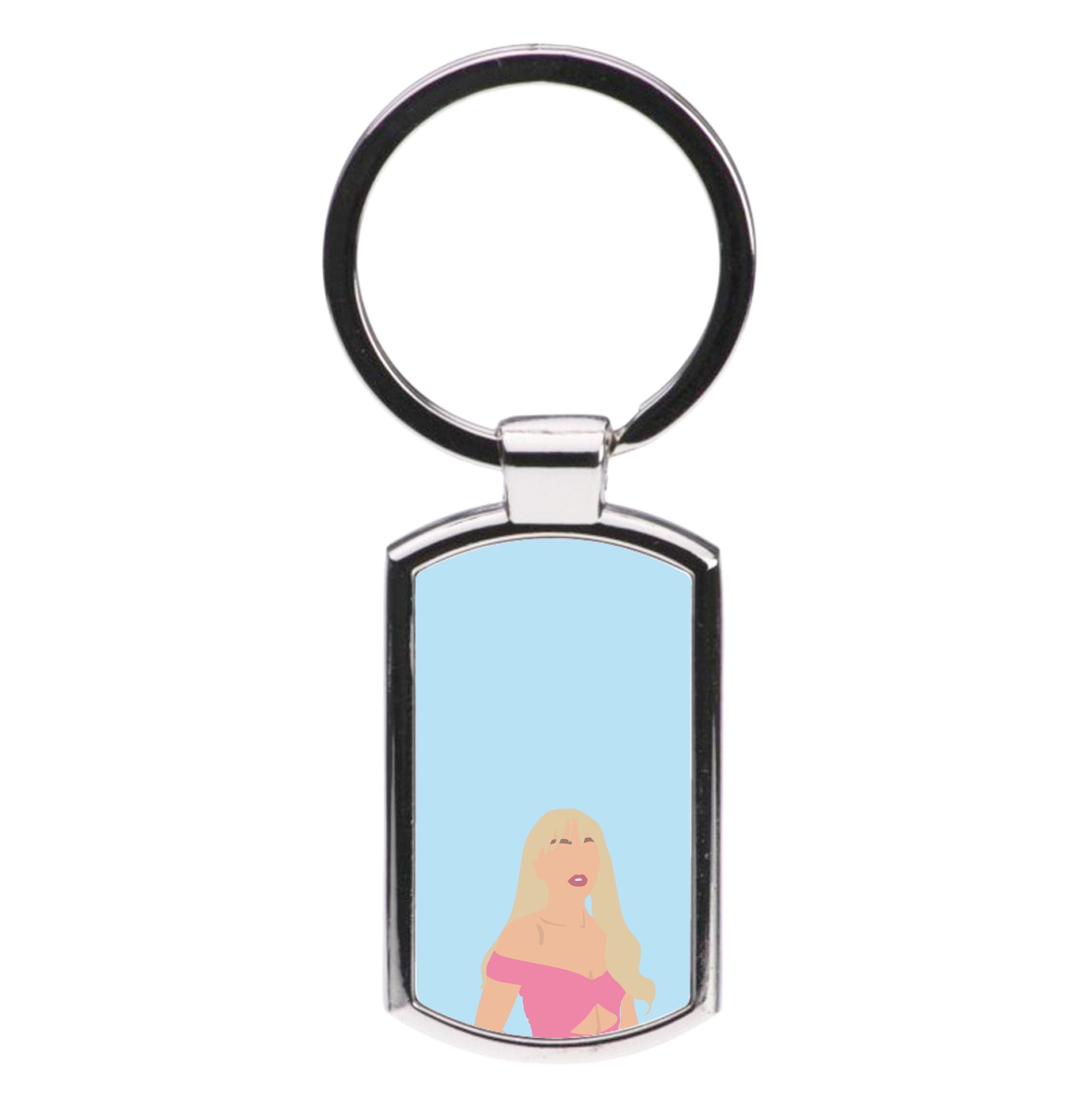 Pink Dress Luxury Keyring