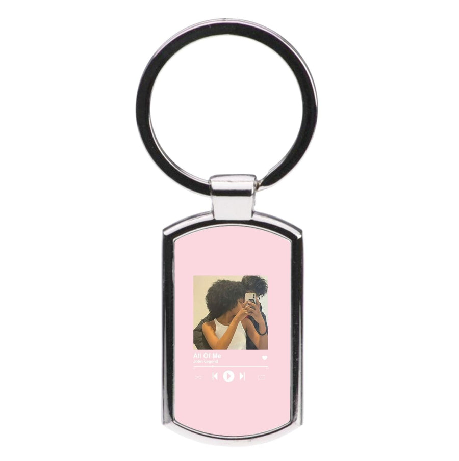 Album Cover - Personalised Couples Luxury Keyring