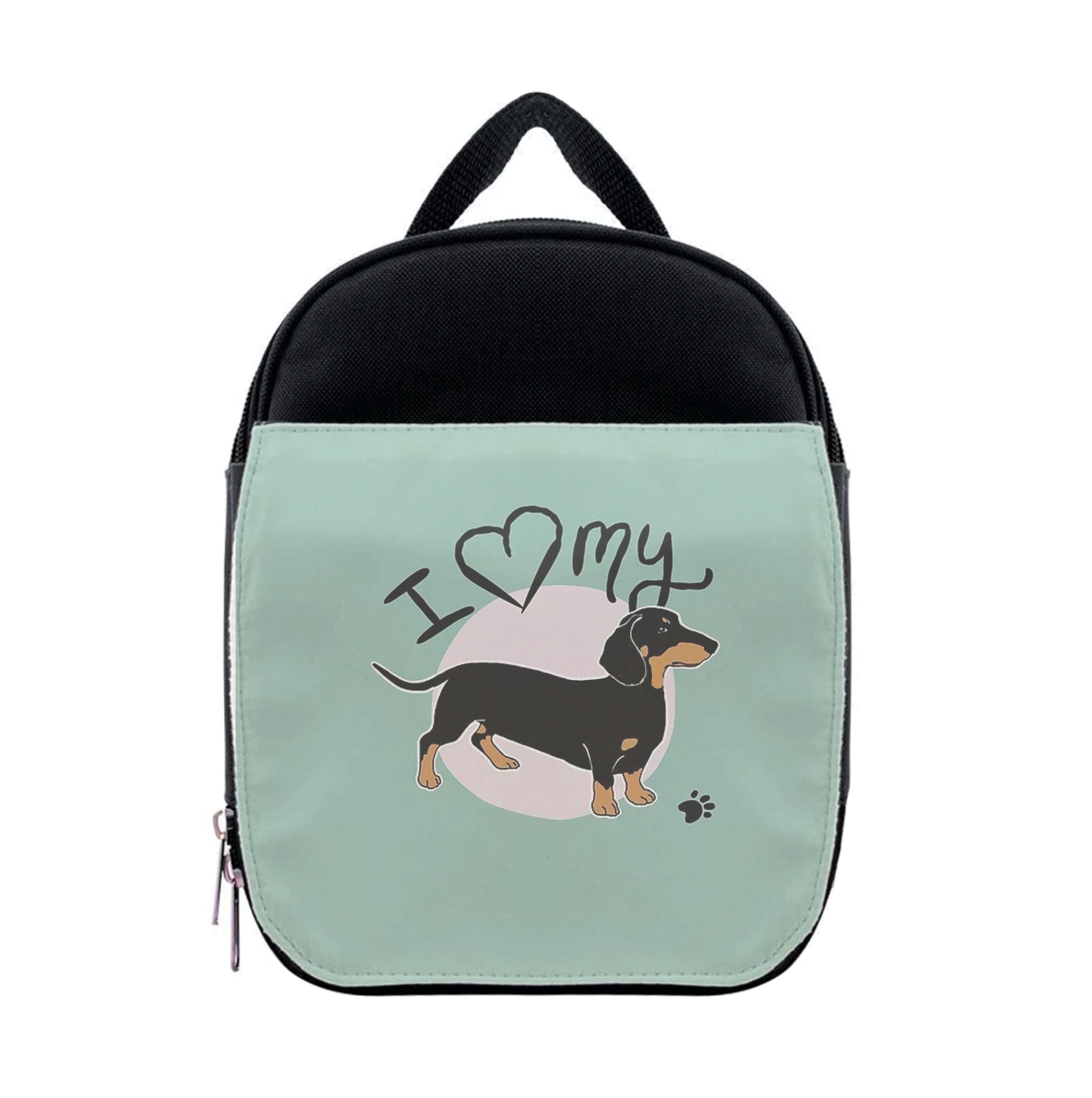 I Love My Dachshund Lunchbox