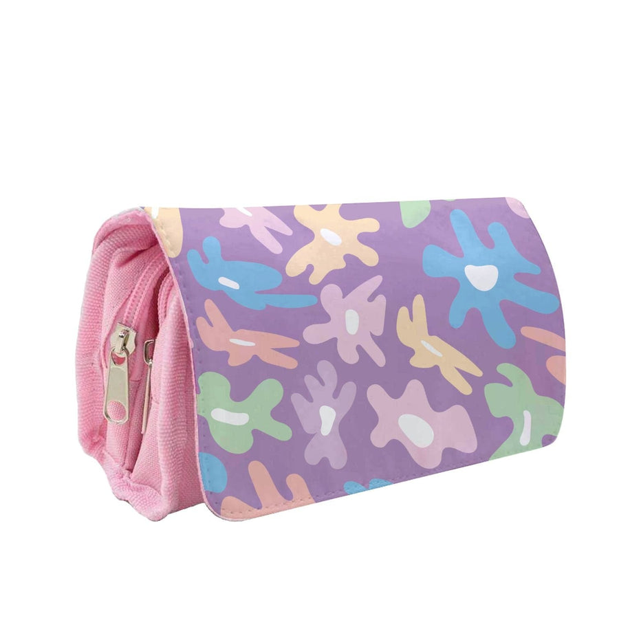 Abstract Flowers- Floral Patterns Pencil Case