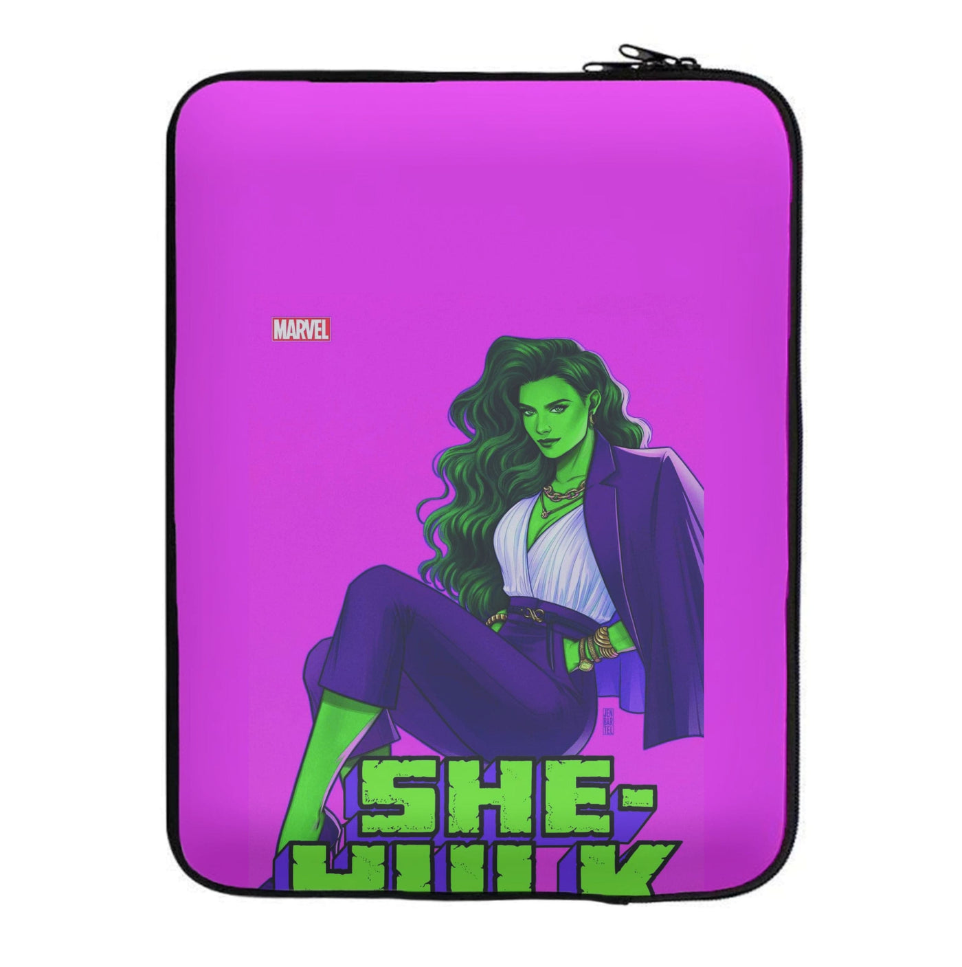 Suited Up - She Hulk Laptop Sleeve