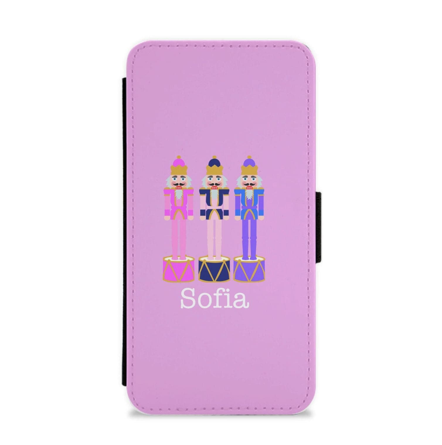 Nutcracker - Personalised Christmas Flip / Wallet Phone Case